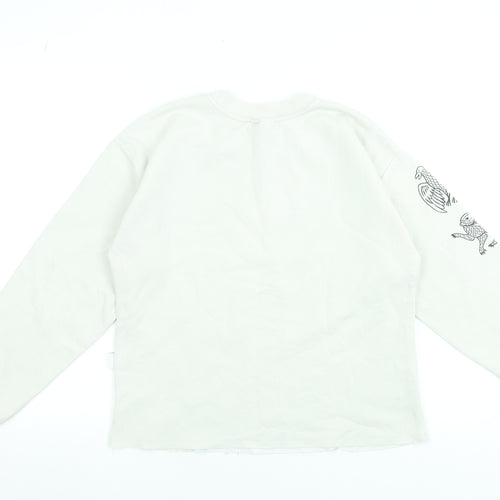 Harry Potter Women’s Beige Hogwarts Sweatshirt Size S 8-10 Pullover