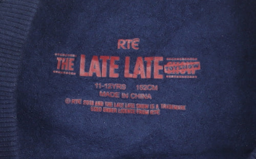 RTÉ Boys Blue Christmas Owl Pullover Sweatshirt 11-12 Years
