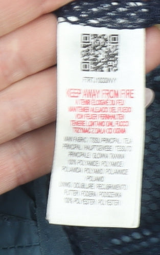 Freedom Trail Boys Blue Hooded Windbreaker Jacket 11-12 Years