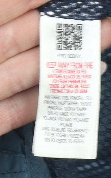 Freedom Trail Boys Blue Hooded Windbreaker Jacket 11-12 Years