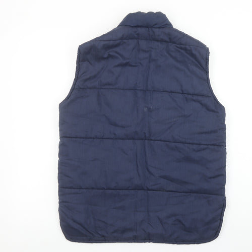 Tony Lee Men's Blue Insulated Full Zip Bodywarmer Vest Size 36