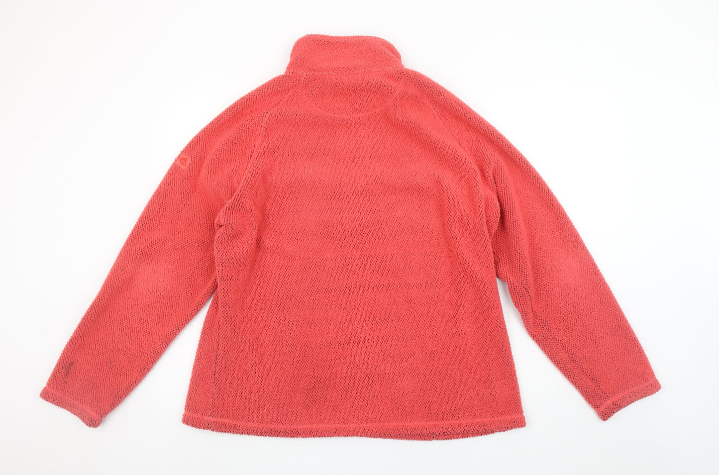 Craghoppers Women’s Red 1/2 Zip Fleece Sweatshirt UK 20 Polyester Outdoor