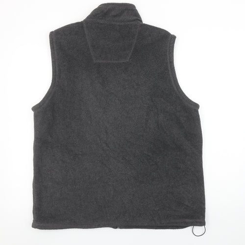 James Pringle Men's Grey Fleece Bodywarmer Waistcoat M