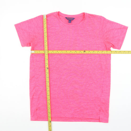 Mountain Warehouse Girls Pink 13 Years Active Quick Dry T-Shirt