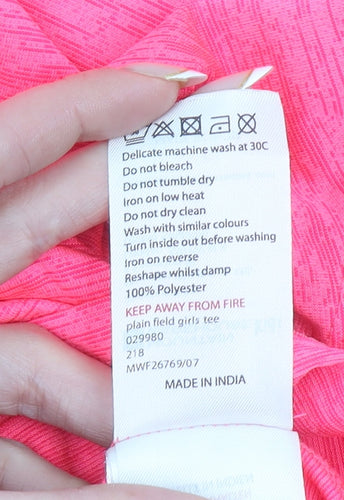 Mountain Warehouse Girls Pink 13 Years Active Quick Dry T-Shirt