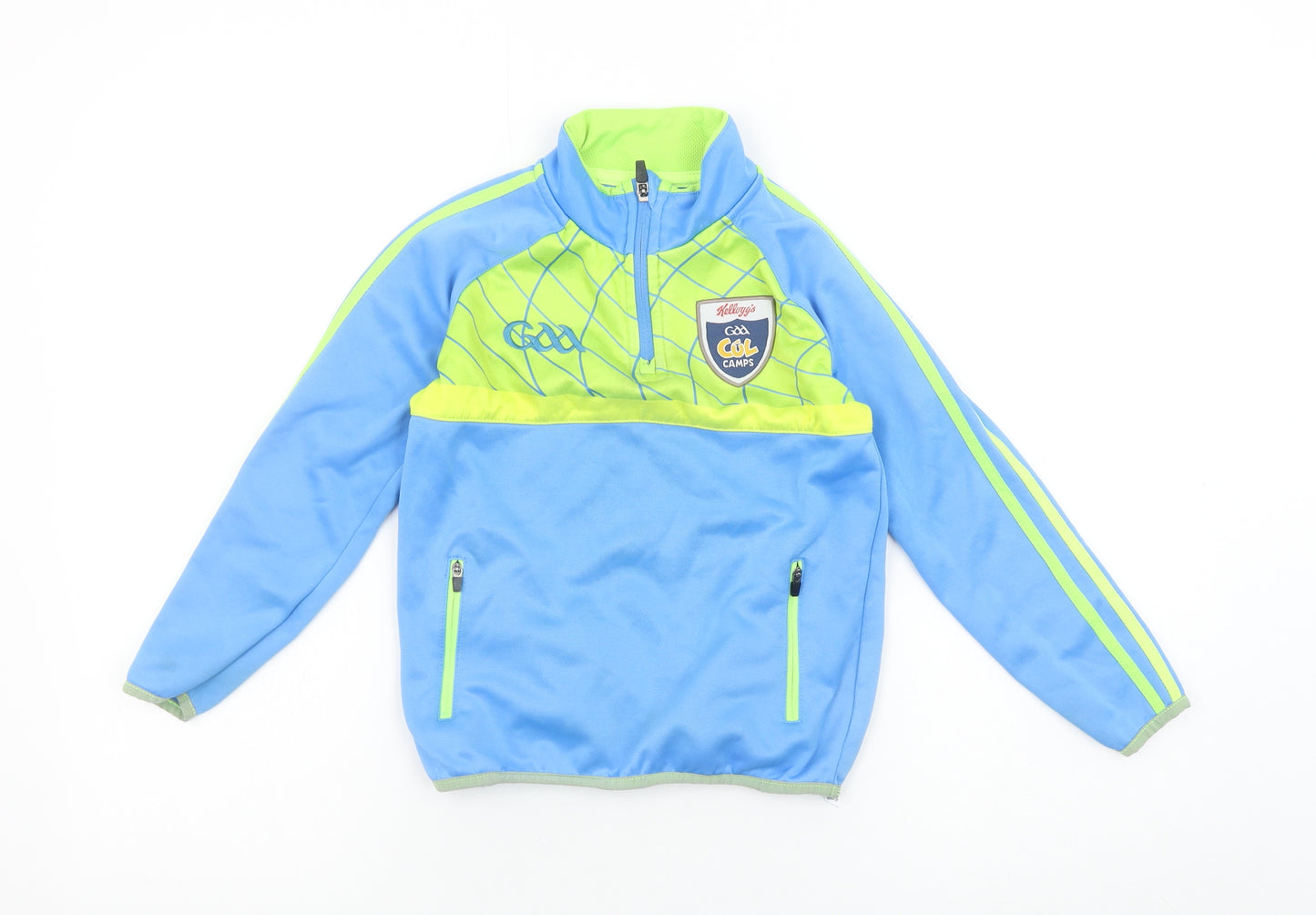 O'Neills Boys Blue 1/4 Zip Fleece Sweatshirt 2 Years Sports Top