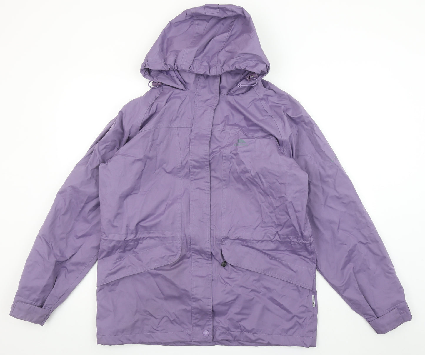 Trespass Womens Purple Waterproof Hooded Rain Jacket M