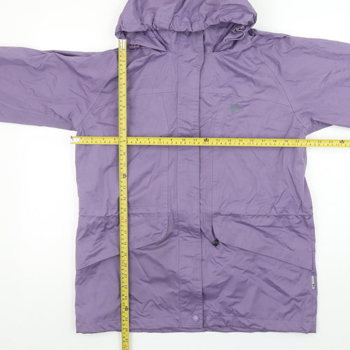 Trespass Womens Purple Waterproof Hooded Rain Jacket M