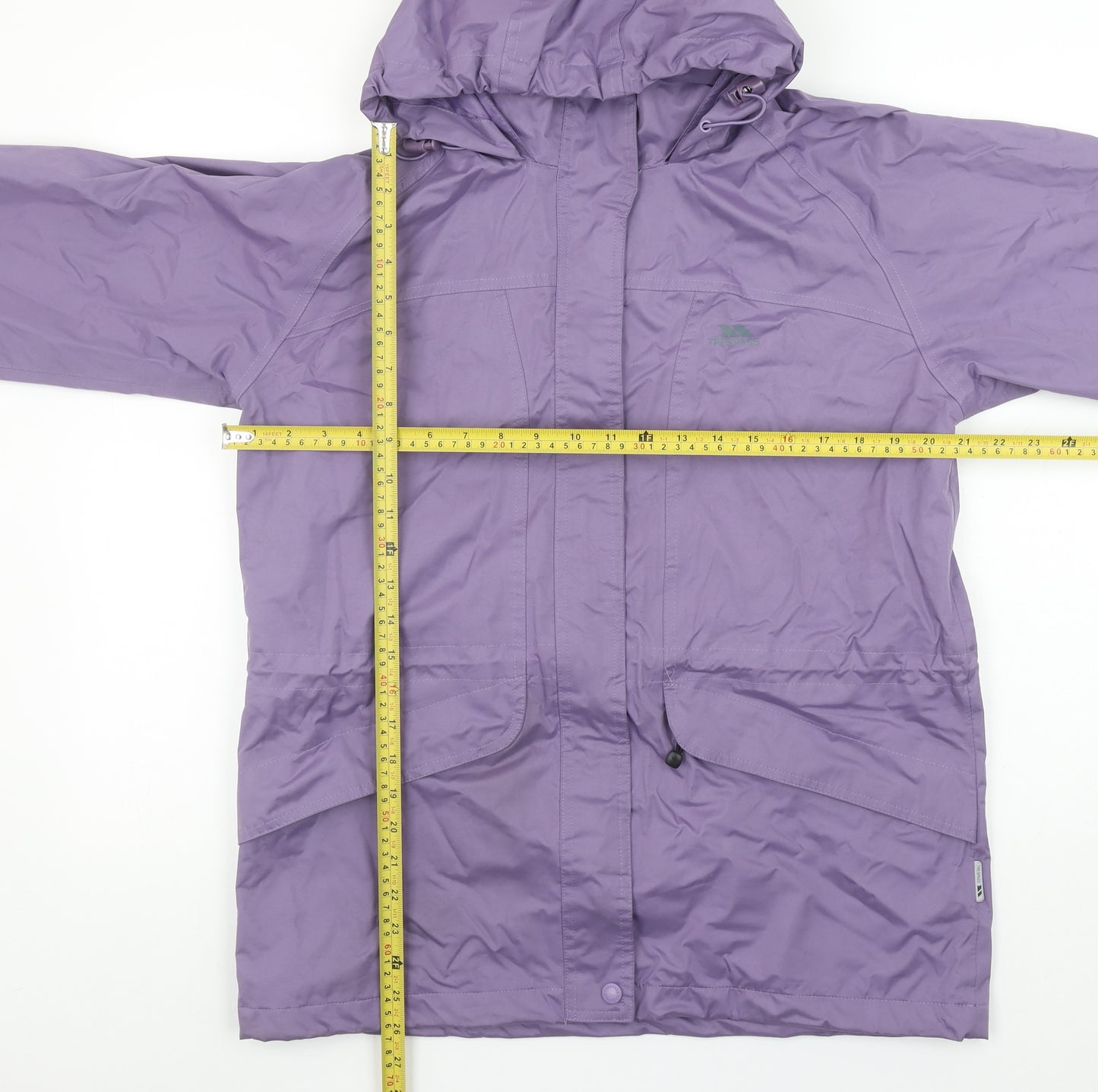 Trespass Womens Purple Waterproof Hooded Rain Jacket M