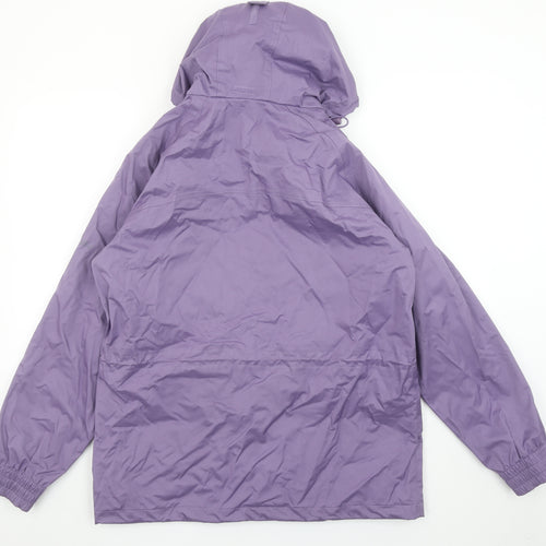Trespass Womens Purple Waterproof Hooded Rain Jacket M