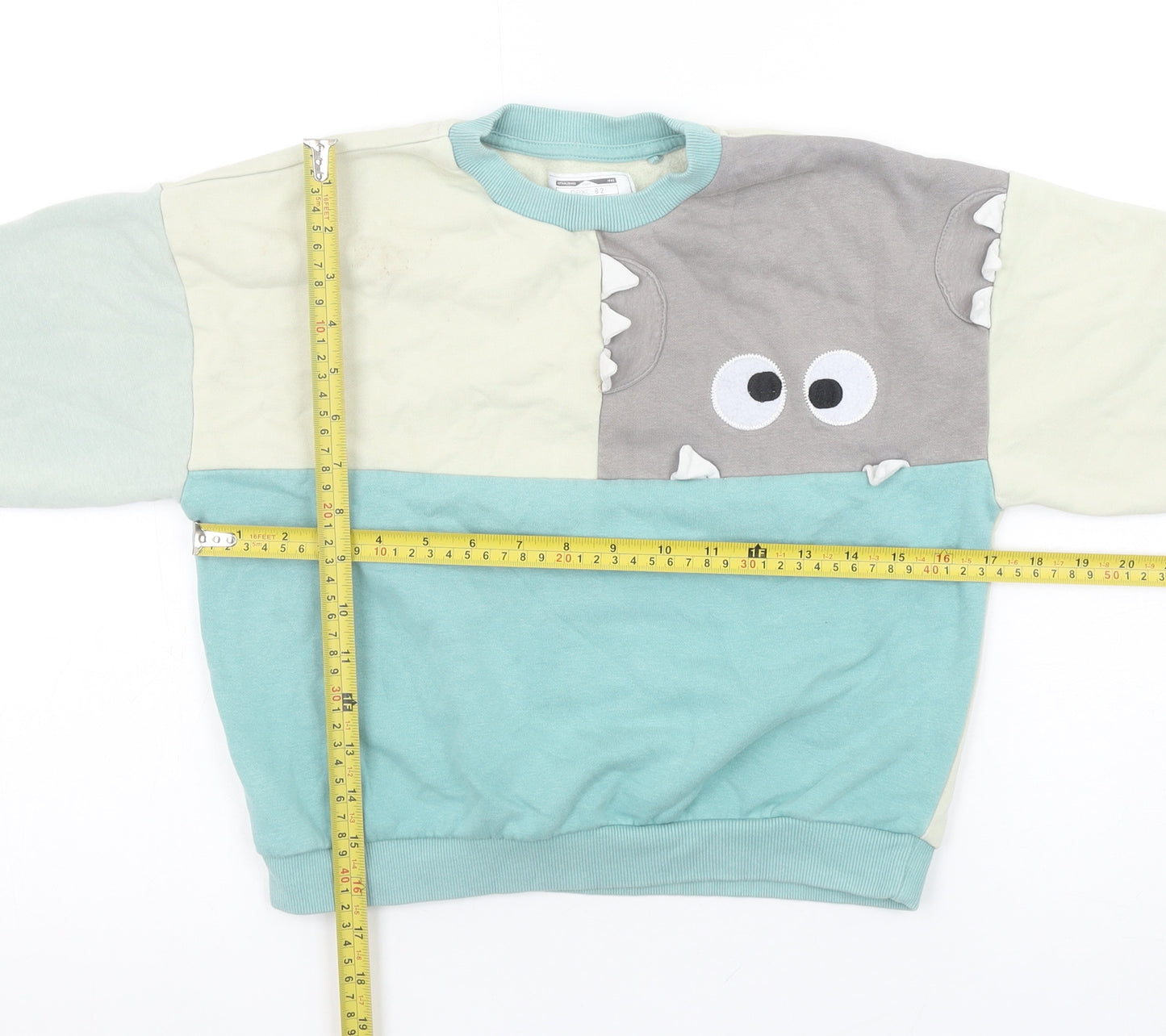 Next Girls Multicoloured Dinosaur Sweatshirt 4-5 Years Cotton Blend