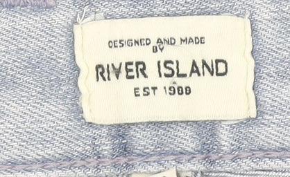 River Island Mens Blue Light Wash Slim Fit Jeans 34W 32L