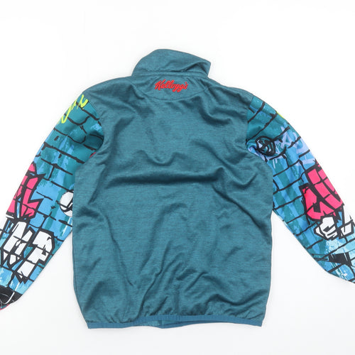 Azzurri Boys Blue GAA Kellogg's Cool Camps 1/4 Zip Pullover Sweatshirt 2 Years