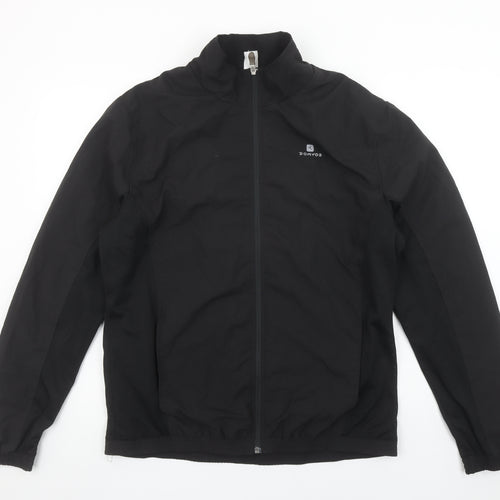 Domyos Men’s Black Softshell Lightweight Full Zip Jacket L