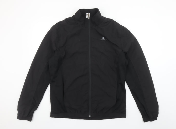 Domyos Men’s Black Softshell Lightweight Full Zip Jacket L