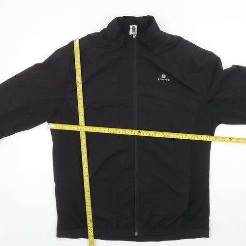 Domyos Men’s Black Softshell Lightweight Full Zip Jacket L