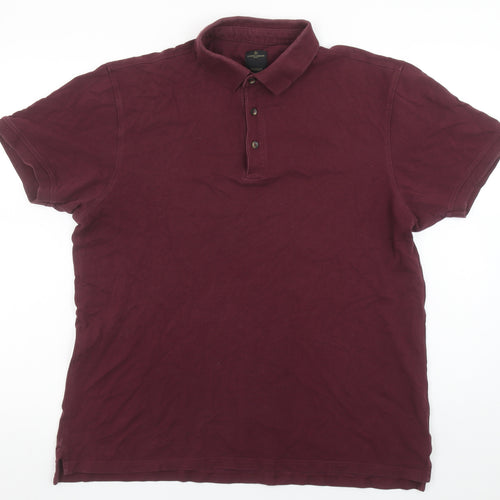 Doppelganger Roma Men's Red 2XL Cotton Polo Shirt