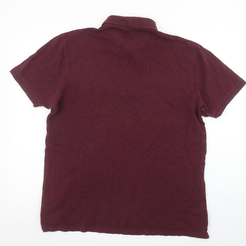 Doppelganger Roma Men's Red 2XL Cotton Polo Shirt