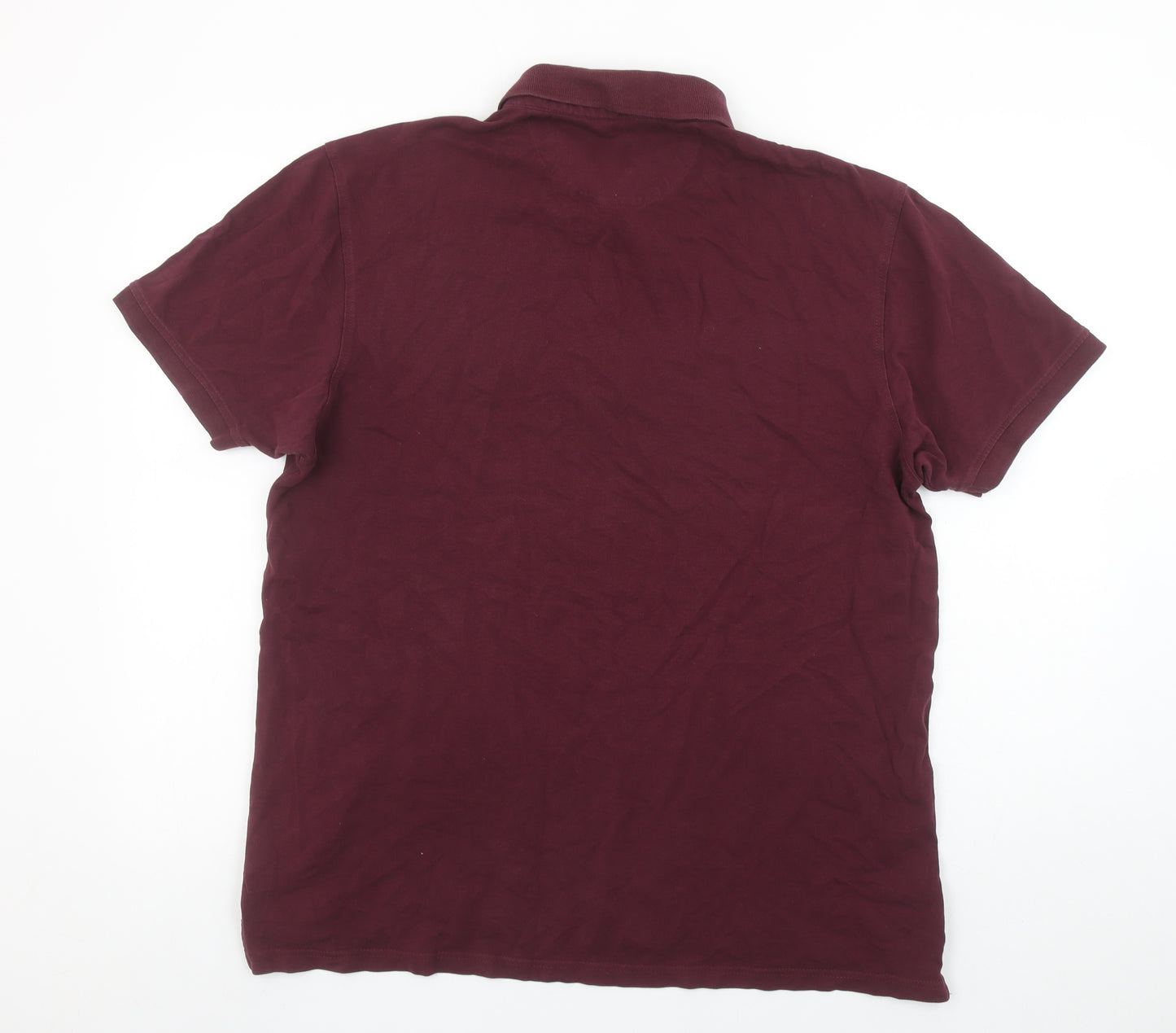 Doppelganger Roma Men's Red 2XL Cotton Polo Shirt