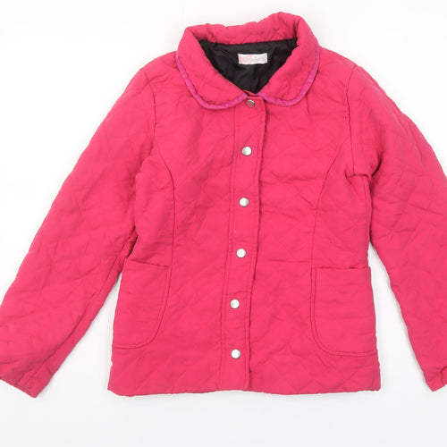 Freespirit Girls Pink Quilted Mid-Length Jacket Age 11-12 Years