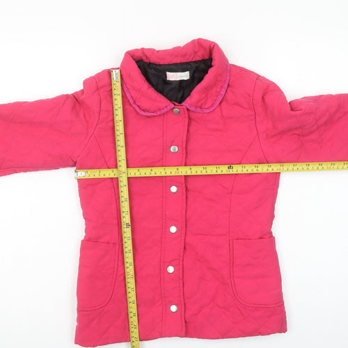 Freespirit Girls Pink Quilted Mid-Length Jacket Age 11-12 Years
