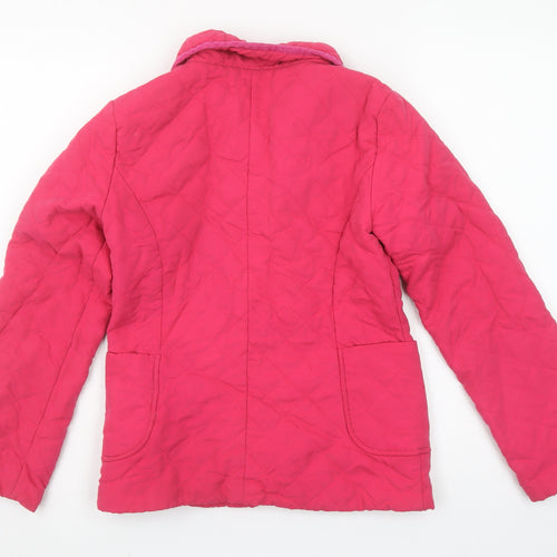 Freespirit Girls Pink Quilted Mid-Length Jacket Age 11-12 Years