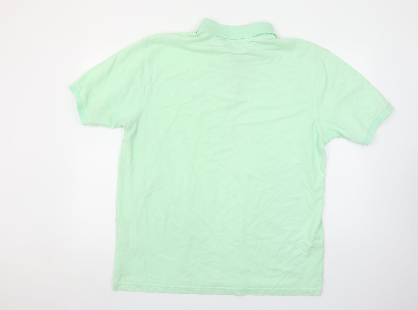 GANT Men's Green 3XL Cotton Short Sleeve Polo Shirt