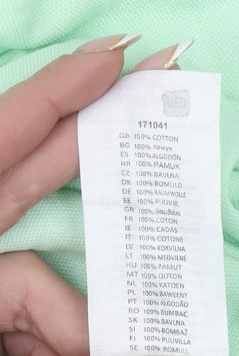 GANT Men's Green 3XL Cotton Short Sleeve Polo Shirt