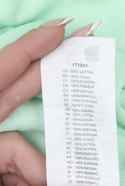 GANT Men's Green 3XL Cotton Short Sleeve Polo Shirt