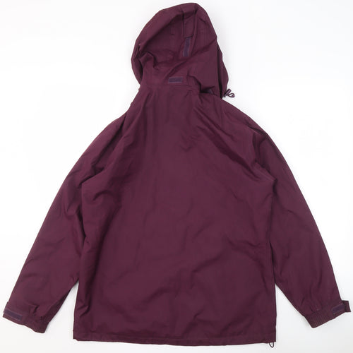Hi Gear Womens Purple Waterproof Hooded Parka Jacket Size 12