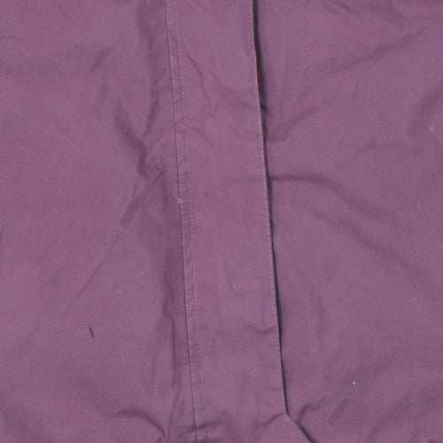 Hi Gear Womens Purple Waterproof Hooded Parka Jacket Size 12