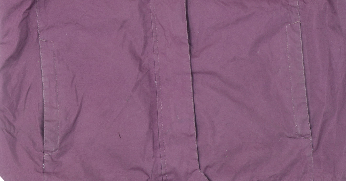 Hi Gear Womens Purple Waterproof Hooded Parka Jacket Size 12