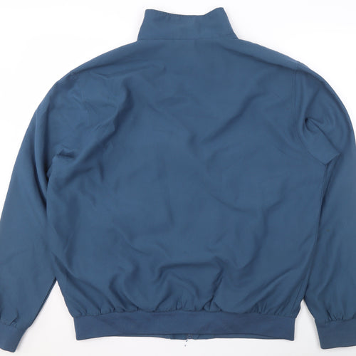 Atlas For Men Blue L Men's Outdoor Full Zip Bomber Jacket