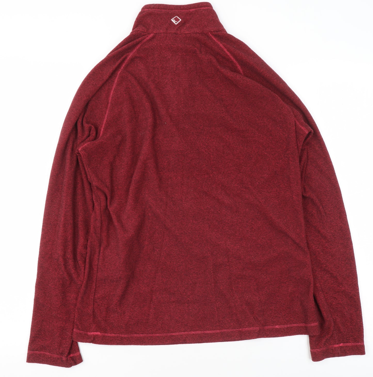 Regatta Women Red Half Zip Fleece Sweatshirt UK 10