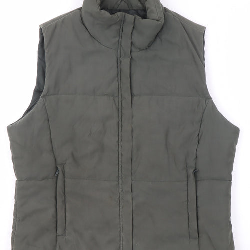 Moto Jeanswear Women's Green Padded Puffer Waistcoat Size 12