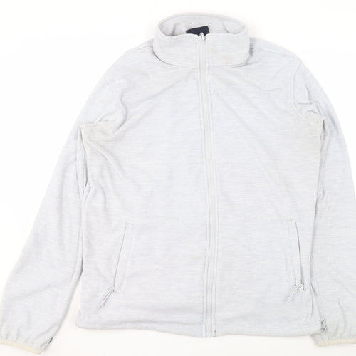 Mountain Warehouse Women's Grey Fleece Full Zip Jacket Size 16