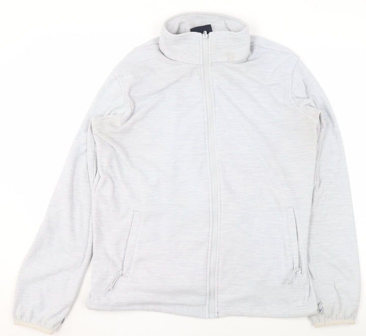 Mountain Warehouse Women's Grey Fleece Full Zip Jacket Size 16
