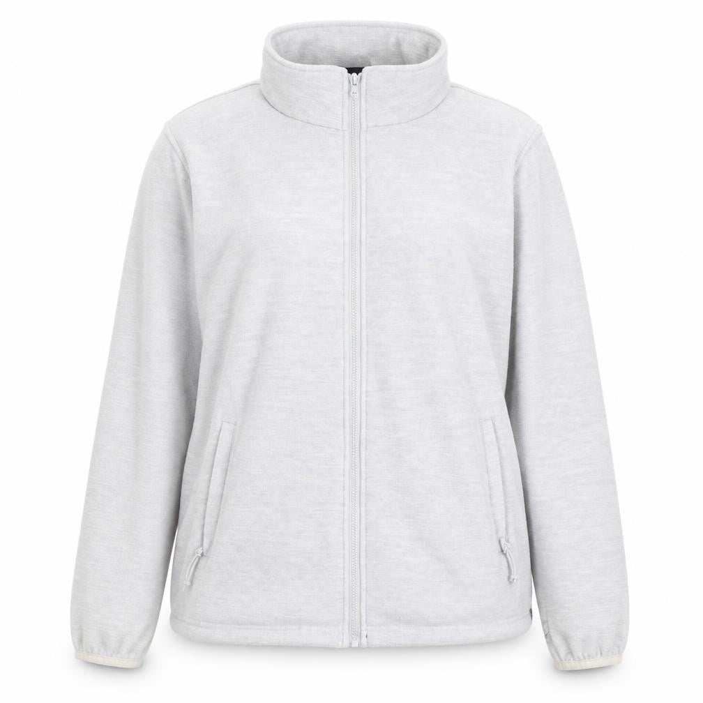 Front view of Mountain Warehouse Women's Grey Fleece Full Zip Jacket, size 16