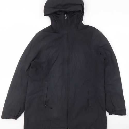 Karrimor Womens Black Long Hooded Parka Coat Size 10