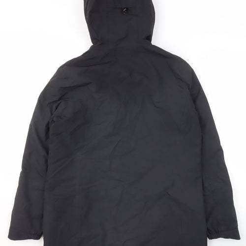 Karrimor Womens Black Long Hooded Parka Coat Size 10