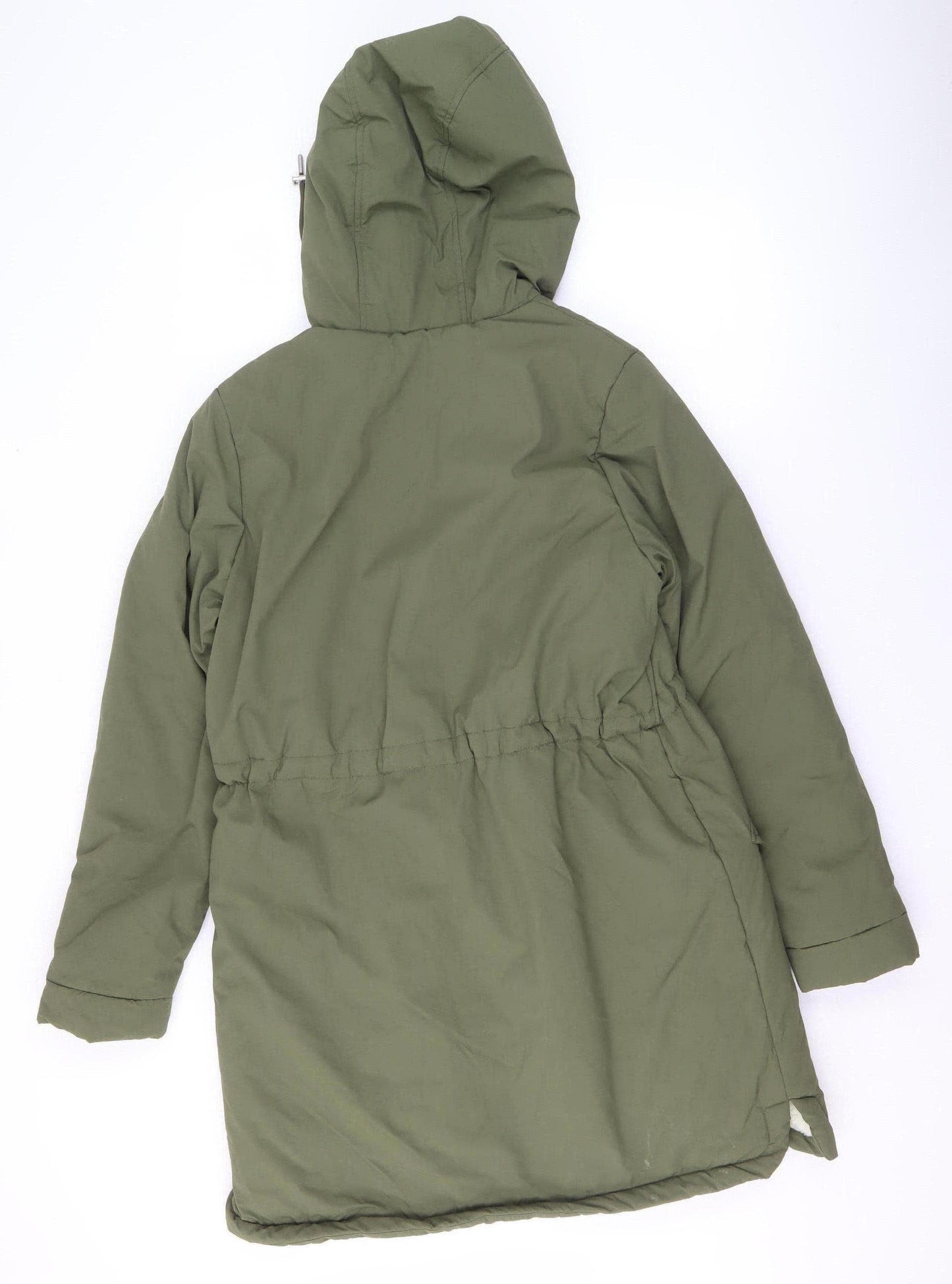 U.S. Polo Assn. Women’s Green Hooded Parka Coat Size 10