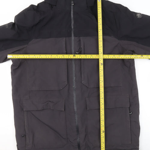 Trespass Men's Black TP50 Waterproof Hooded Parka Jacket Size S