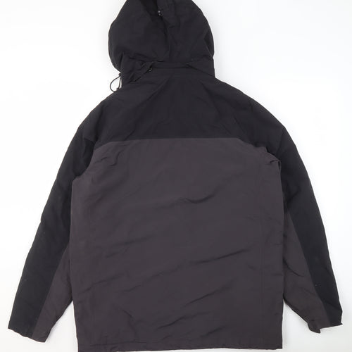 Trespass Men's Black TP50 Waterproof Hooded Parka Jacket Size S