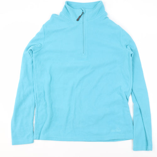 Peter Storm Women's Blue 1/2 Zip Fleece Pullover Size 14