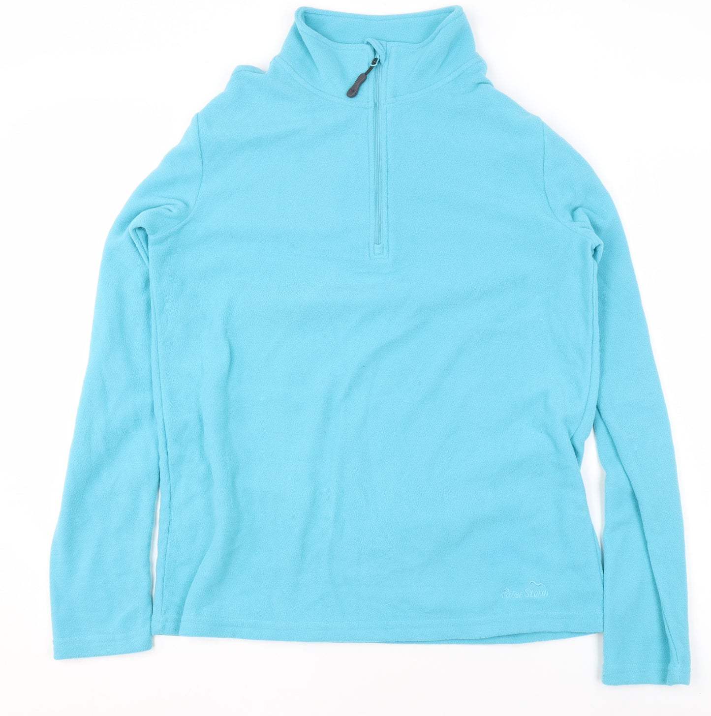 Peter Storm Women's Blue 1/2 Zip Fleece Pullover Size 14
