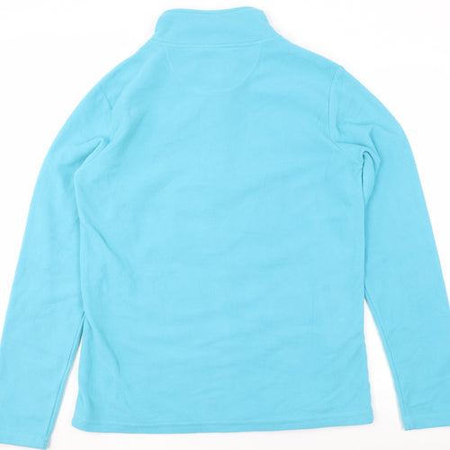 Peter Storm Women's Blue 1/2 Zip Fleece Pullover Size 14