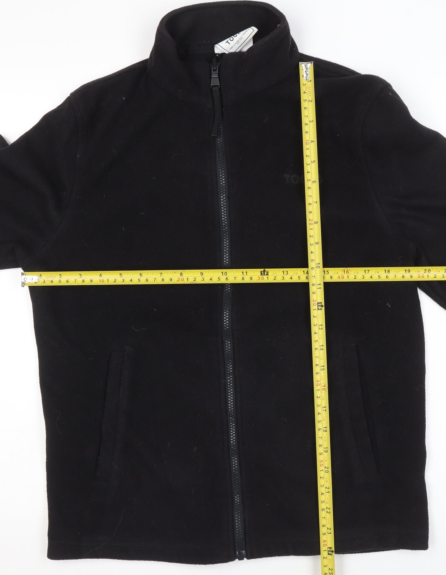 TOG24 Women's Black Fleece Full Zip Jacket Size S