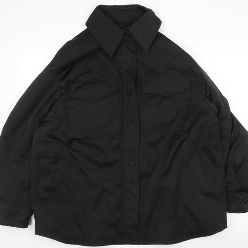 & Other Stories Men's Black L Basic Jacket Polyester Workwear