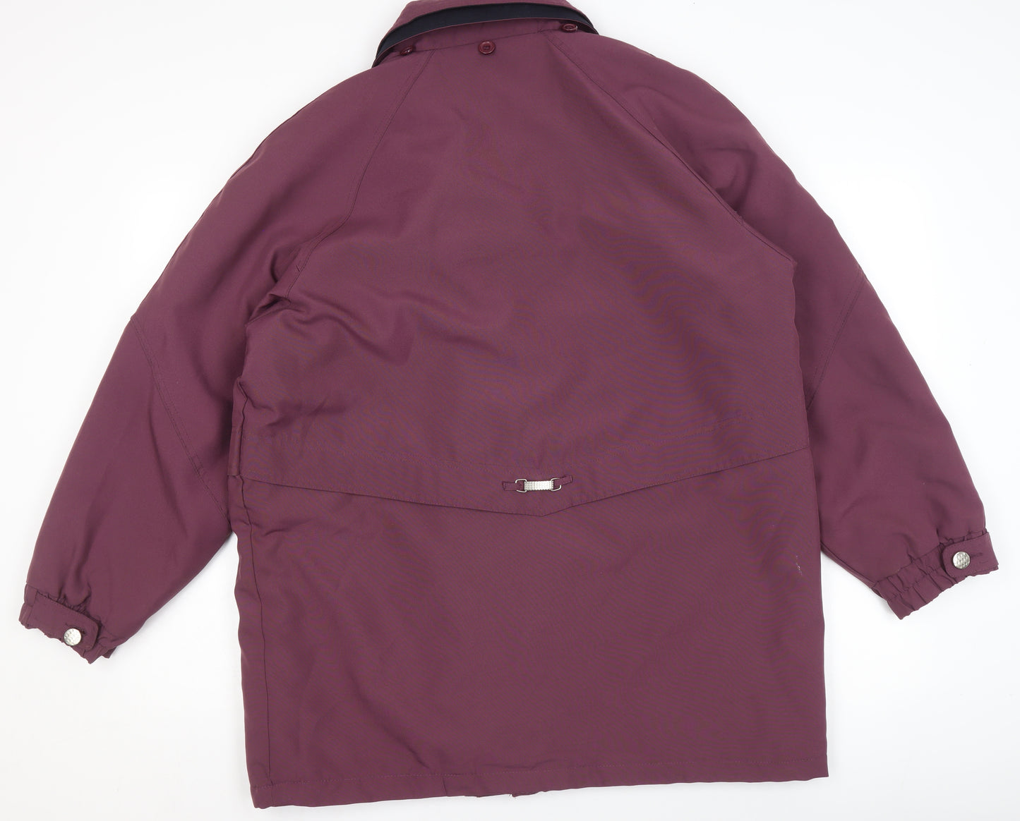 London Paris New York Womens Purple Size 18 Long Parka Jacket
