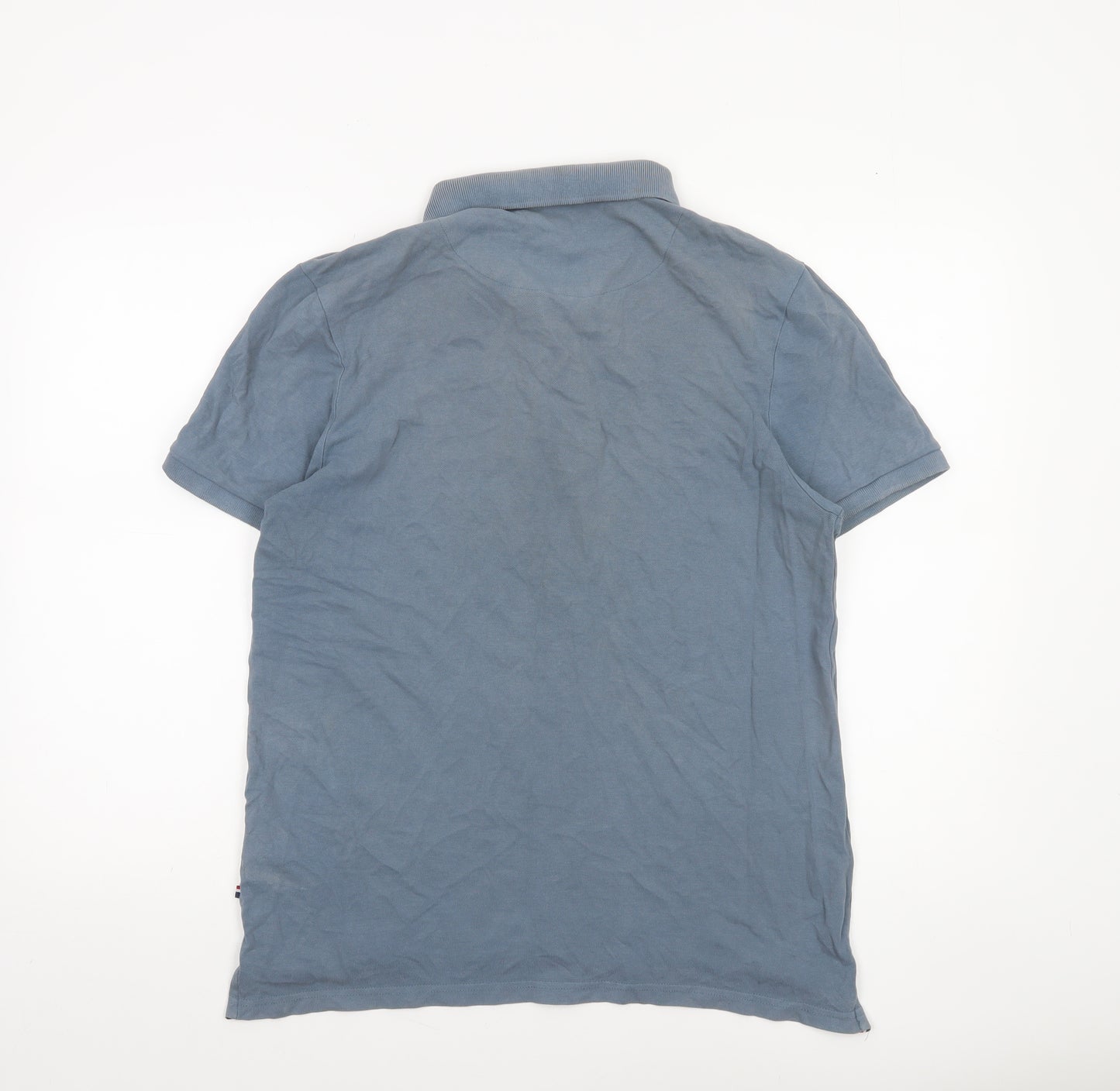 U.S. Polo Assn. Men's Blue Regular Fit Cotton Polo Shirt Size L